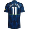 Maillot de Supporter Manchester United Mason Greenwood 11 Troisième 2021-22 Pour Homme